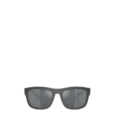 Prada Eyewear Square Frame Sunglasses In Gray