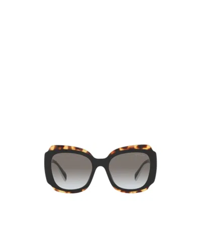 Prada Eyewear Square Frame Sunglasses In Gray