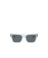 Prada 0pr C03s Rectangular Acetate Sunglasses In White