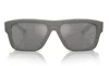 Prada Linea Rossa 56mm Square Sunglasses In Grey