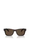 Prada Eyewear Square Frame Sunglasses In Radica Tortoise