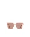 Prada Eyewear Square Frame Sunglasses In Pink