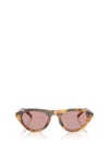 Prada 52mm Polarized Irregular Sunglasses In Brown