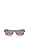 Prada Full Frame Sunglasses In Brown