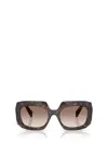 Prada Symbole Oversized-frame Sunglasses In Brown