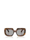 Prada Full Frame Sunglasses In Brown