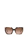 Prada Eyewear Cat-eye Frame Sunglasses In Brown