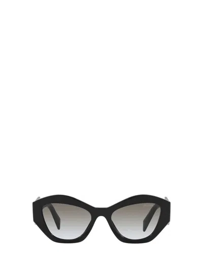 Prada Eyewear Cat-eye Frame Sunglasses In Black