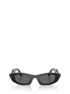 Prada Rectangular Sunglasses In Black