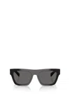Prada 55mm Rectangular Sunglasses In Black