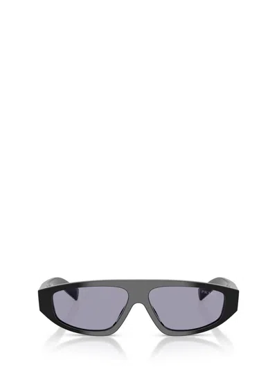 Prada 57mm Irregular Sunglasses In Gold