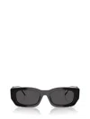 Prada Dark Grey Rectangular Ladies Sunglasses Pr B05s 09q08z 53 In Black