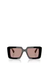 Prada Light Brown Square Ladies Sunglasses Pr 23ys 27b60b 51 In Brown