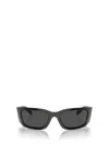Prada Rectangular Frame Sunglasses In Black