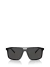 Prada 0pr A22s Bold Rectangular Acetate Sunglasses In Black