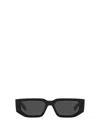 Prada Eyewear Rectangular-frame Sunglasses In Black