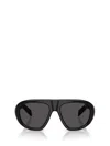 Prada Womens Black Pr C05s Irregular-frame Acetate Sunglasses In Black