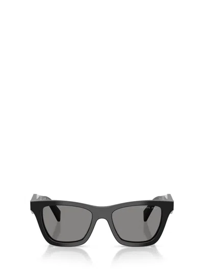 Prada 52mm Polarized Butterfly Sunglasses In Black