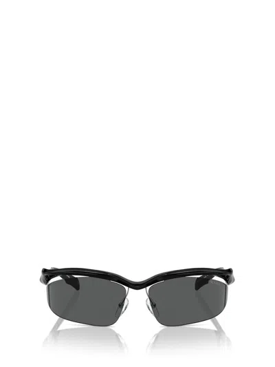Prada 0pr A25s Angular Frame Sunglasses In Gray