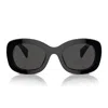 Prada Womens Black Pr A13s Butterfly-frame Acetate Sunglasses In Black