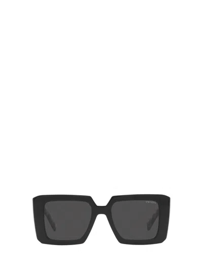 Prada Eyewear Square Frame Sunglasses In Black