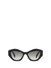 Prada Eyewear Cat-eye Frame Sunglasses In Black