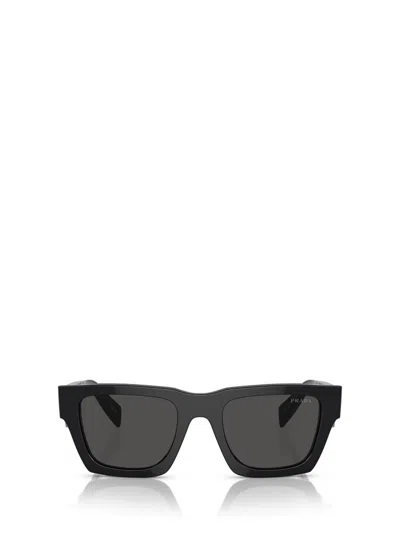 Prada Eyewear Rectangular Frame Sunglasses In Black