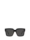 Prada Contrasting Logo Square Acetate & Plastic Sunglasses In Black