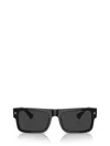Prada Rectanglular Frame Sunglasses In Black