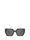Prada Pr 15ws 1ab5z1 Geometric Polarized Sunglasses In Black