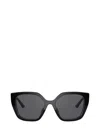Prada Womens Black Pr 24xs Rectangle-frame Sunglasses In Black