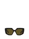 Prada Eyewear Cat In Black / Yellow Marble