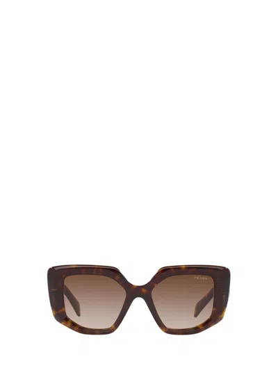 Prada Tortoiseshell-effect Square Sunglasses In Multi