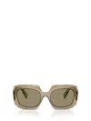 Prada Symbole Oversized-frame Sunglasses In Neutral