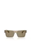 Prada 52mm Rectangular Sunglasses In Brown