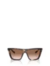 Prada Square-frame Tortoiseshell-effect Sunglasses In Caramel Tortoise