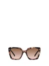 Prada 55mm Square Sunglasses In Caramel Tortoise