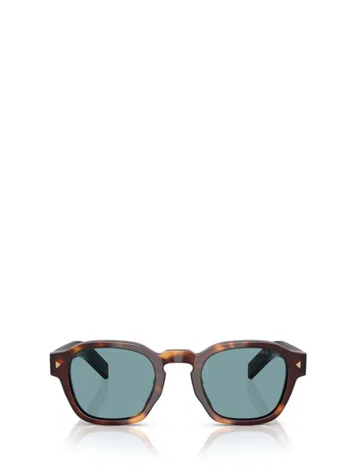 Prada Men's Polarized Acetate Round Sunglasses In Multi