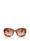 Prada Sole Sunglasses In Cognac Tortoise