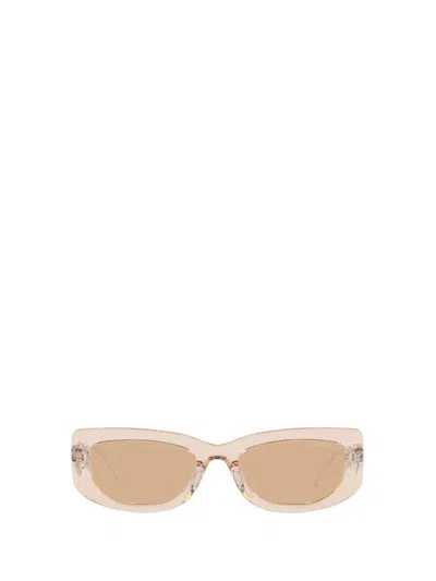 Prada Eyewear Sunglasses In Crystal Beige