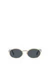 Prada 55mm Oval Sunglasses In Gold