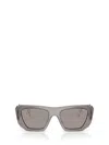 Prada Eyewear Rectangular Frame Sunglasses In Gray