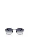 Prada Geometric-frame Sunglasses In Blue