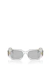 Prada Pr 17ws Acetate Transparent Sunglasses In Grey
