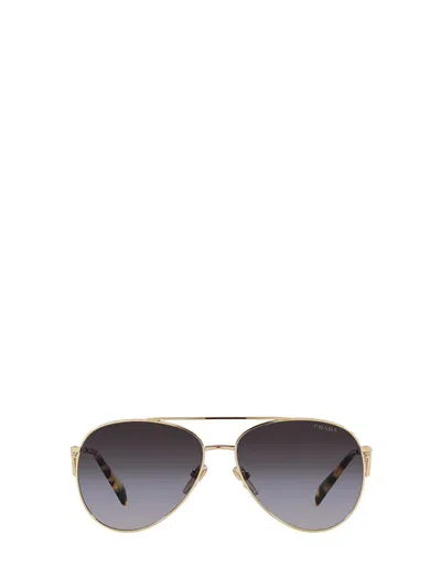 Prada Eyewear Sunglasses In Pale Gold