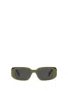 Prada Woman Sunglasses Pr 17ws In Sage / Black