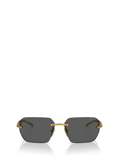 Prada Eyewear Sunglasses In Gold