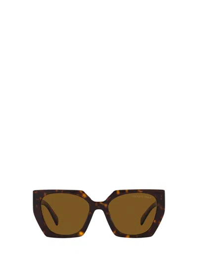 Prada Eyewear Cat-eye Sunglasses In Brown