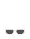 Prada Eyewear Rectangular Frame Sunglasses In Gray