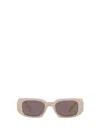 Prada Purple Brown Rectangular Ladies Sunglasses Pr 17ws Vyj6x1 49
